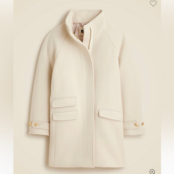 J. Crew Jackets & Blazers - Petite Toscana coat in Italian stadium-cloth wool blend - Size 2